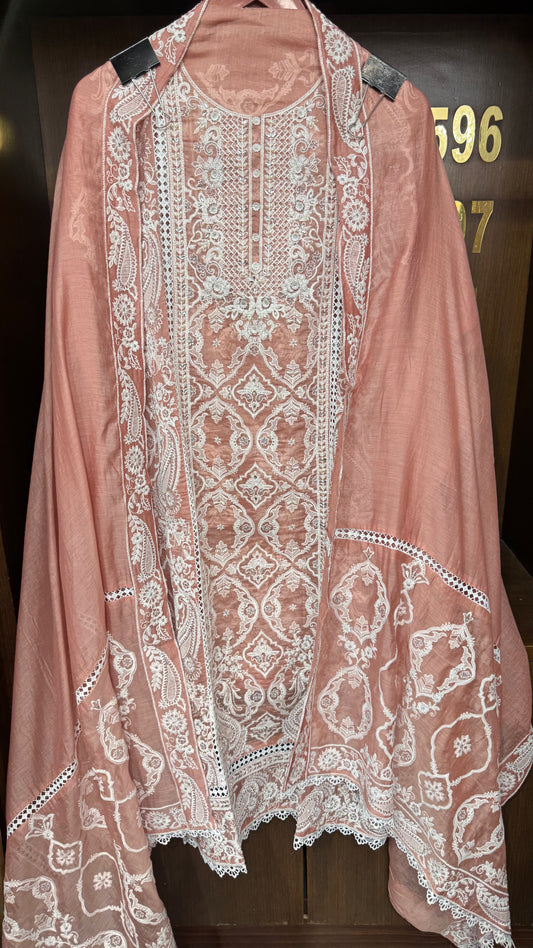 Safira (Malmal Cotton Unstitch Suit)