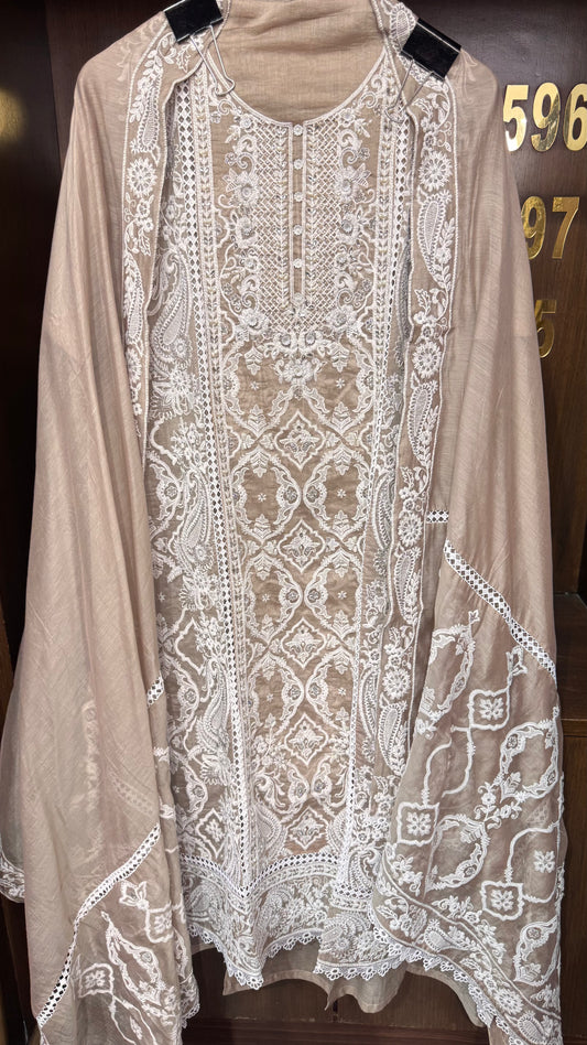 Safira (Malmal Cotton Unstitch Suit)