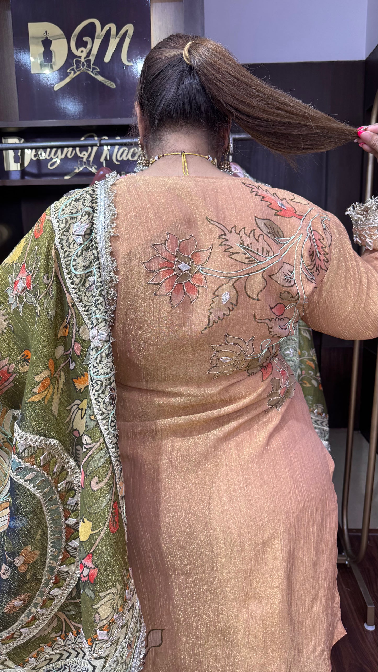 Tavisha (Glass Tissue Sharara Suit)