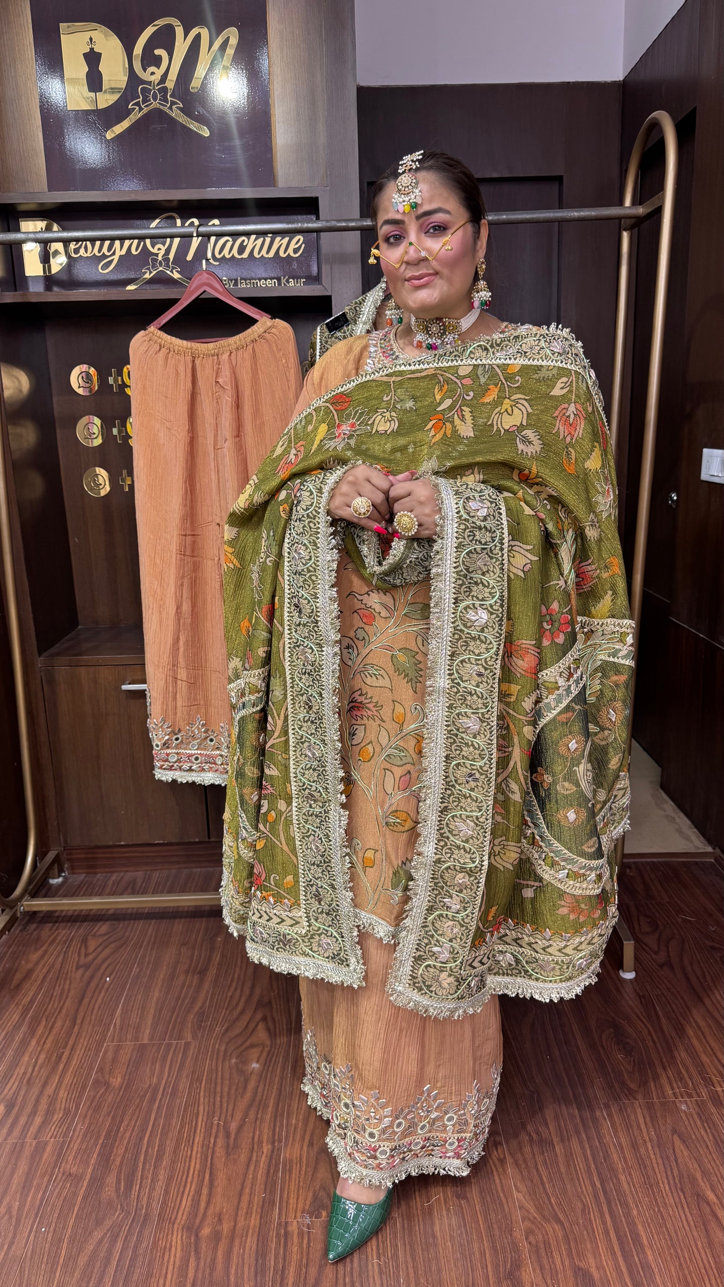 Tavisha (Glass Tissue Sharara Suit)