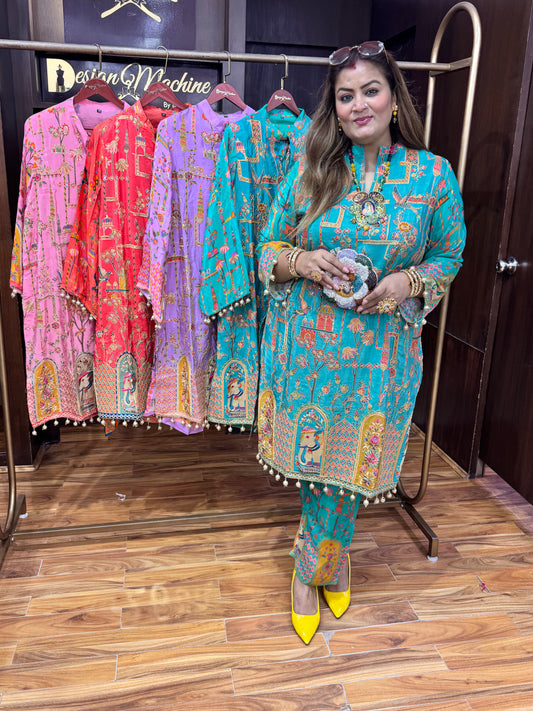 Aafreen Crepe Cordset