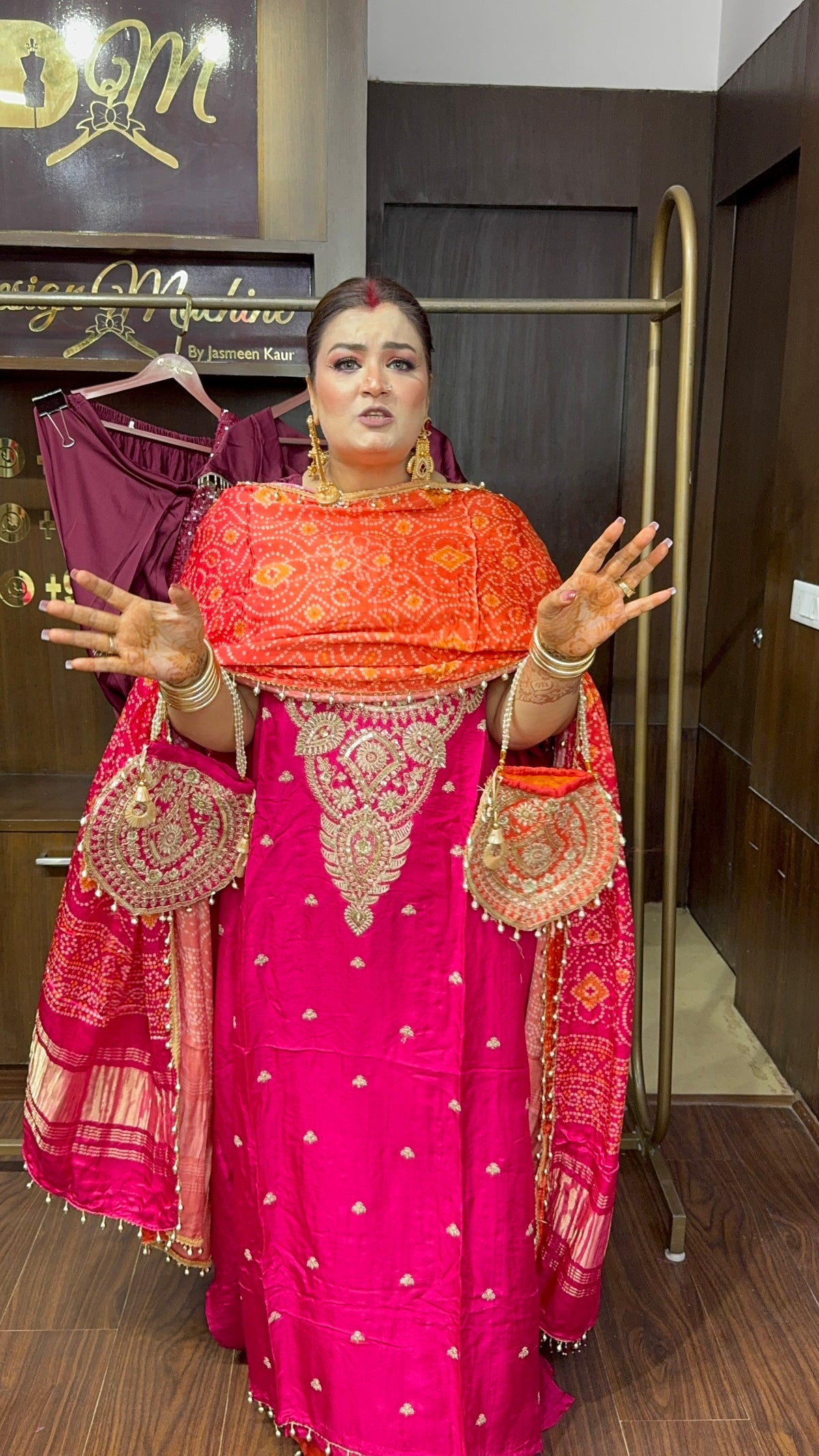 Zivanya Gajji Silk Unstitched Suit