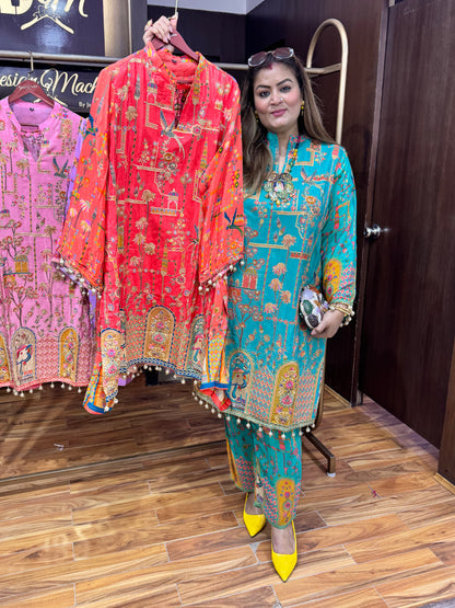 Aafreen Crepe Cordset