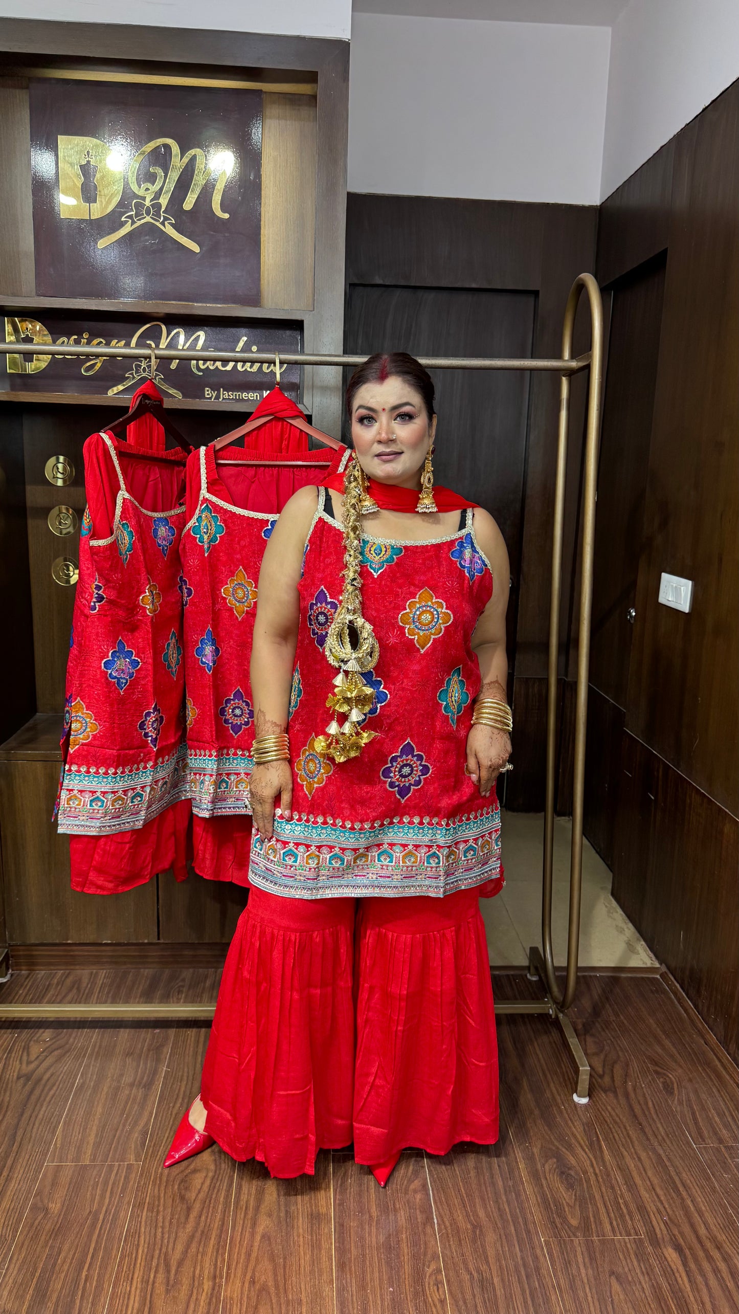 Anandi (Pure Silk Sharara Suit)