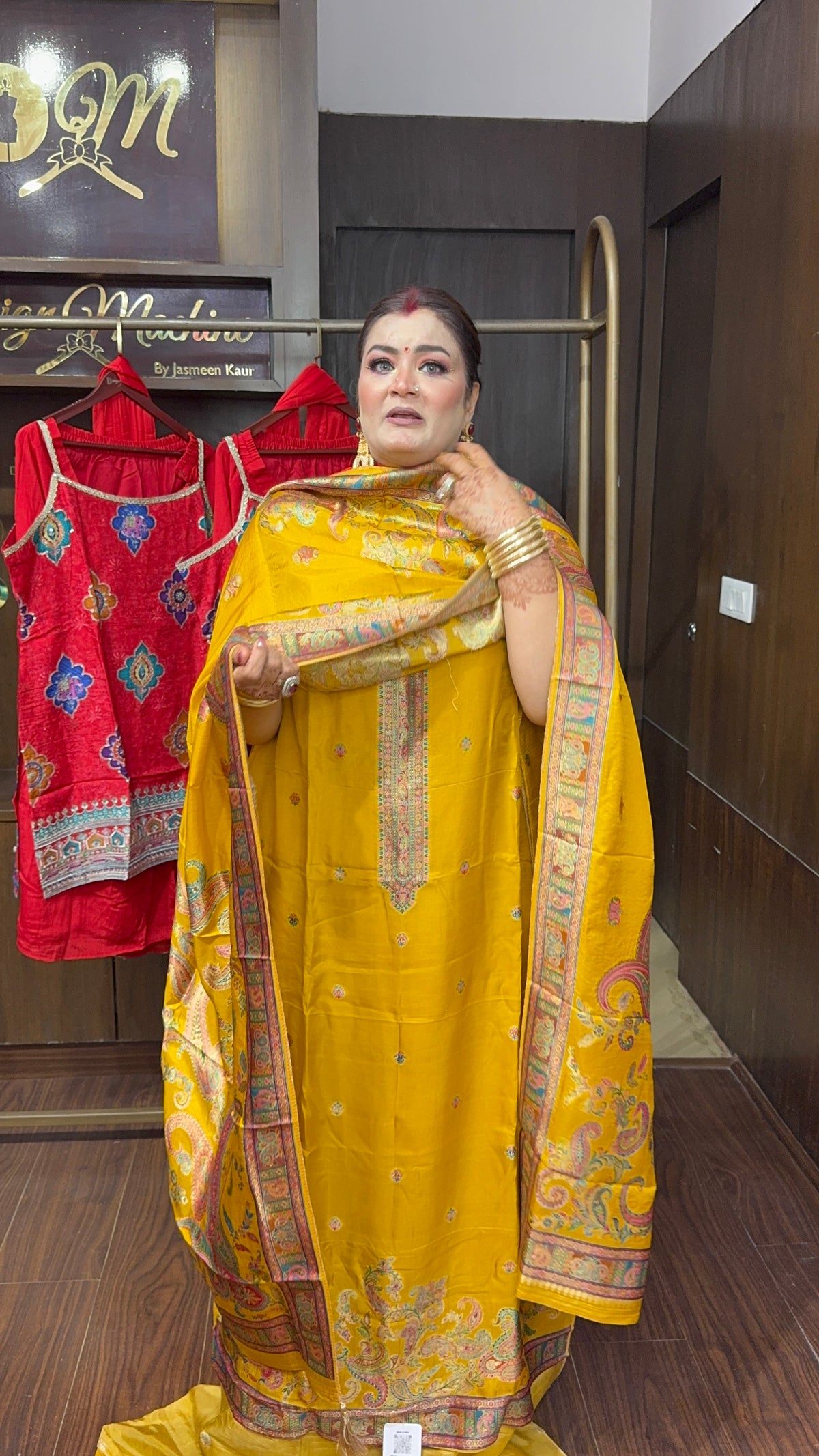 Asmi (Pure Silk Unstitch Suit)