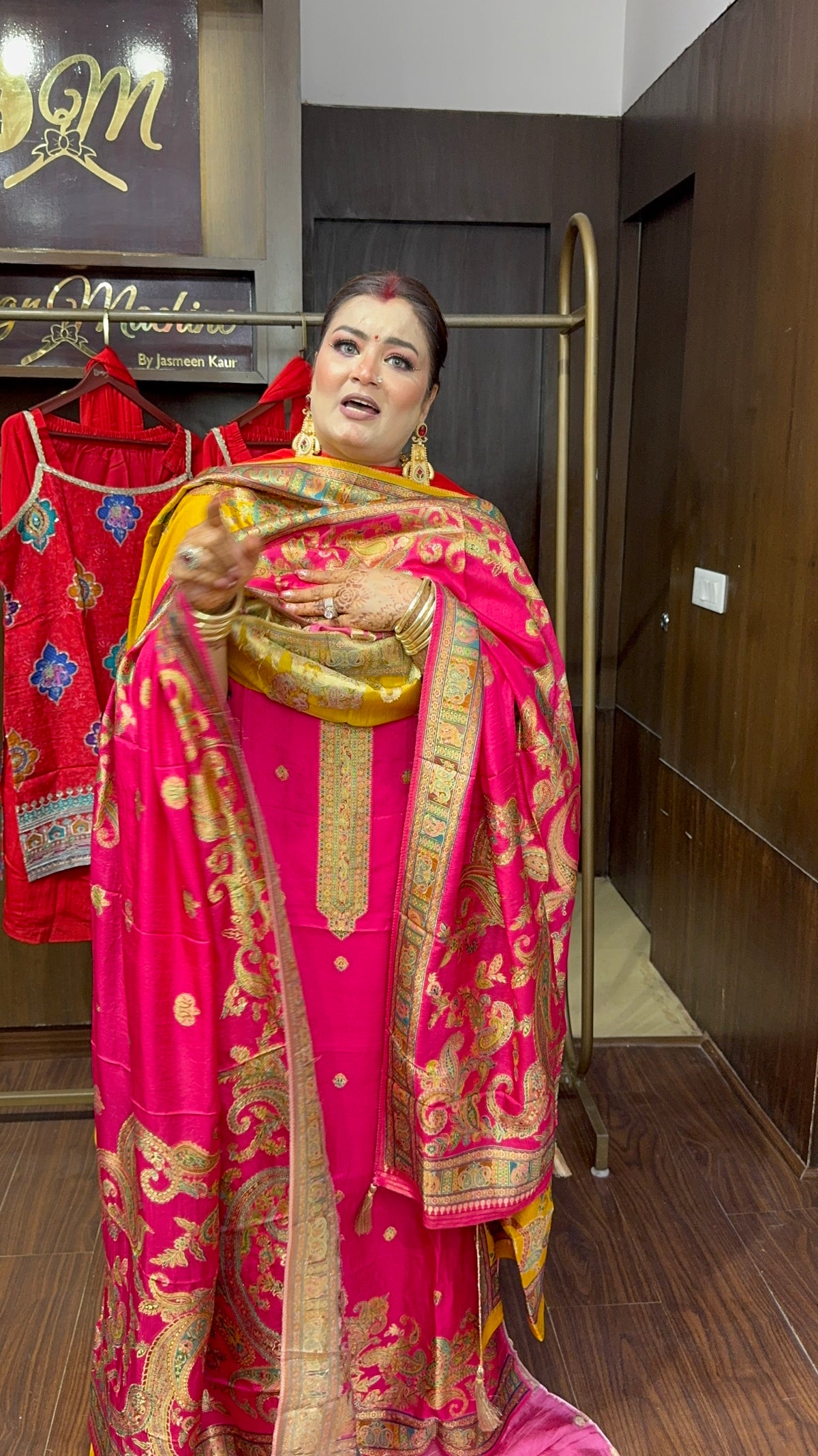 Asmi (Pure Silk Unstitch Suit)
