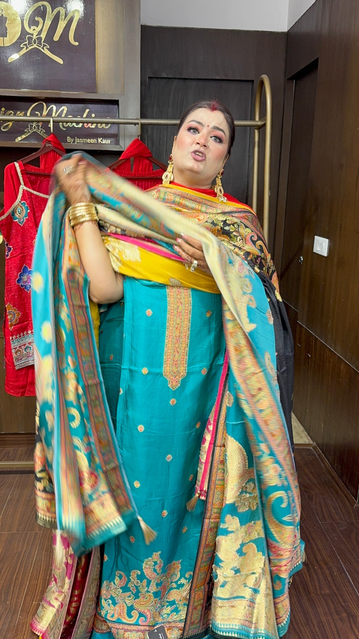 Asmi (Pure Silk Unstitch Suit)