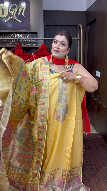 Reyanshi ( Pure Silk Unstitch Suit)