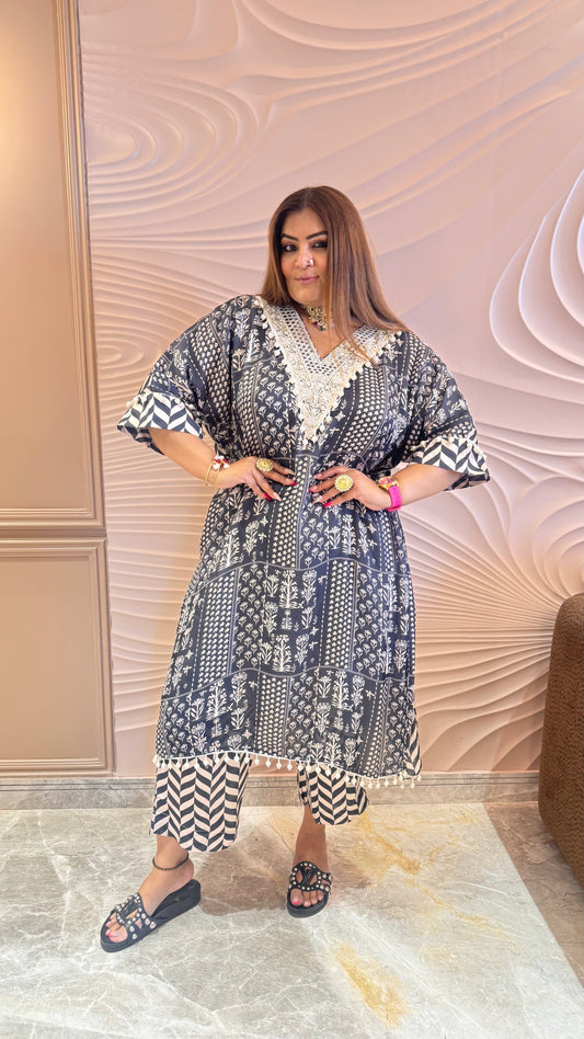 Mahira (Pure Satin Silk Fabric Cordset)