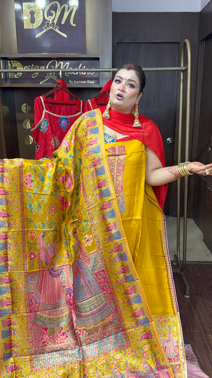 Reyanshi ( Pure Silk Unstitch Suit)