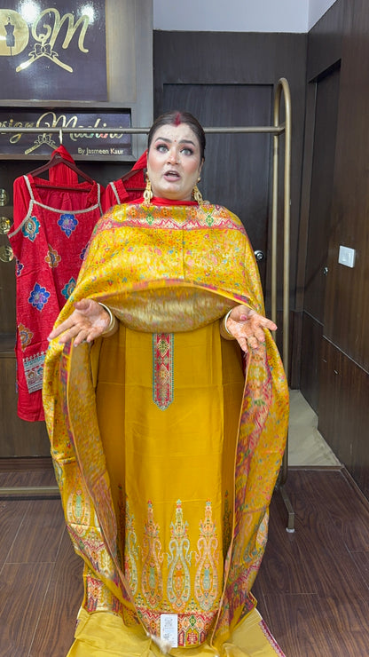 Ridhi (Pure Silk Unstitch Suit)