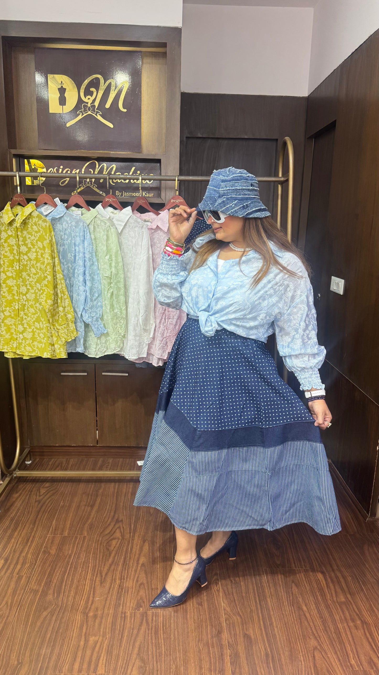 Avyelle (Denim Skirt)