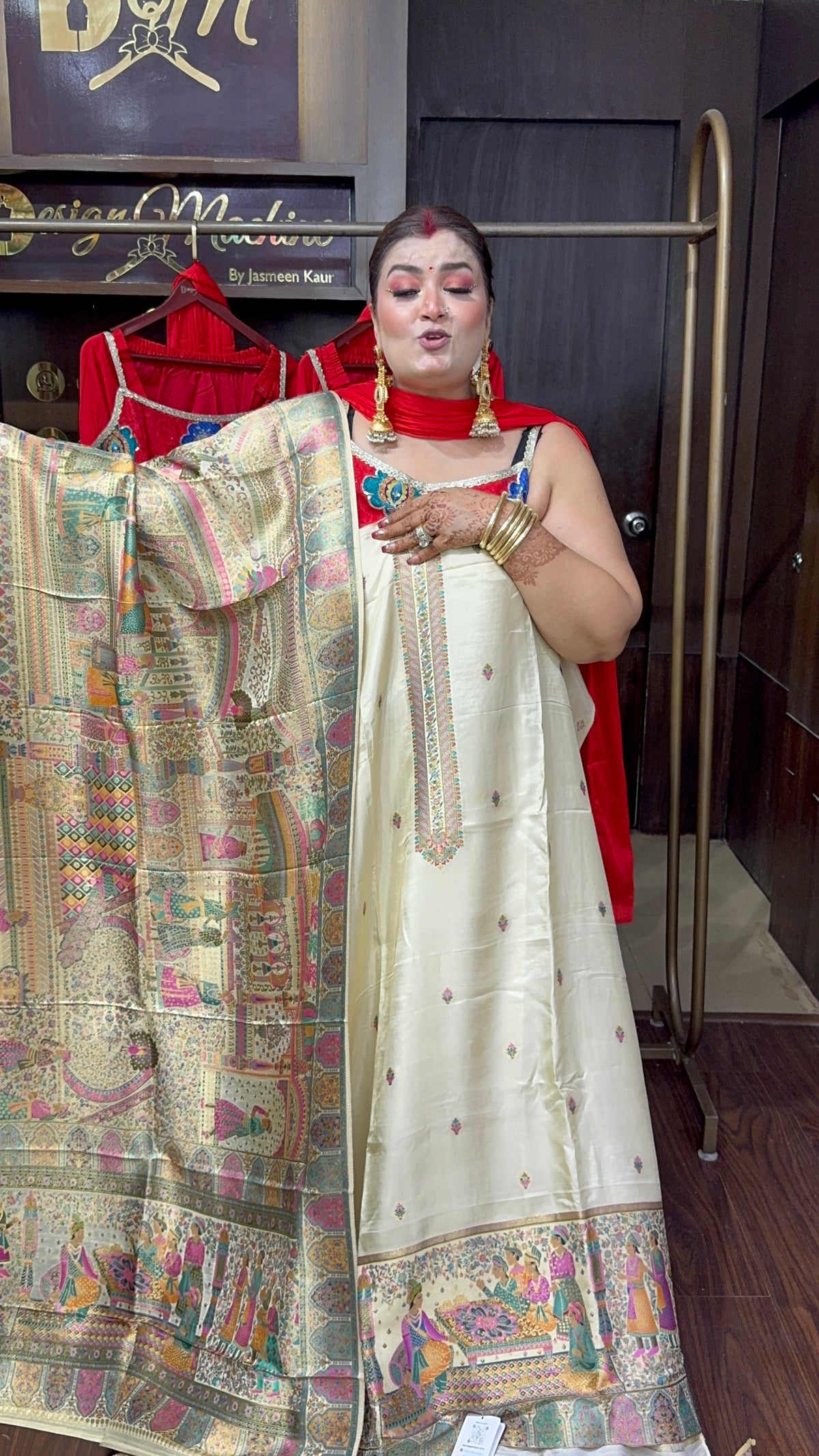Himani (Pure Silk Unstitch Suit)