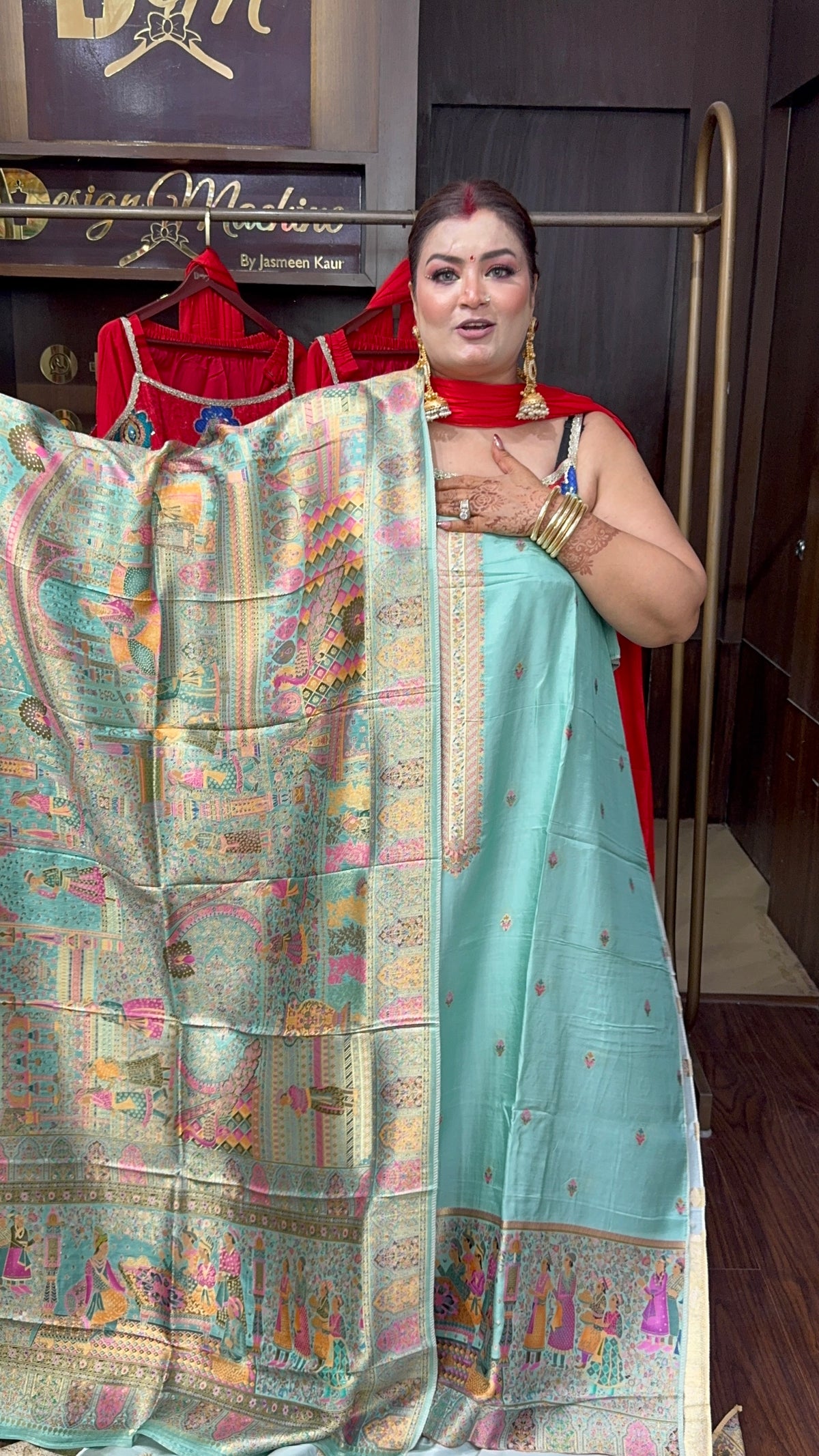 Himani (Pure Silk Unstitch Suit)