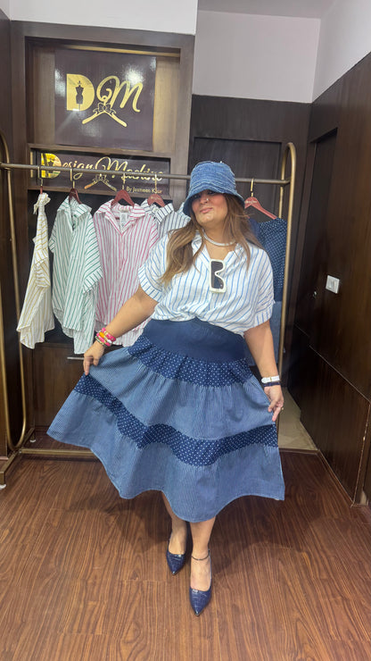 Avyelle (Denim Skirt)
