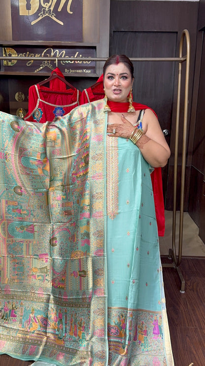 Himani (Pure Silk Unstitch Suit)