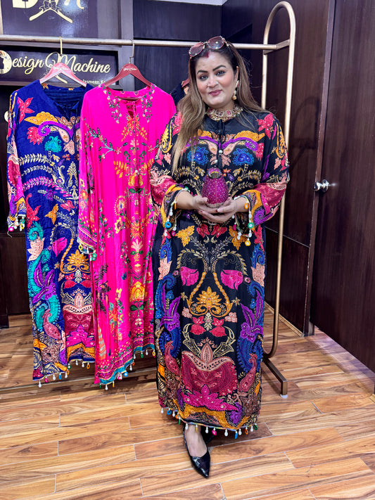 Mehek-e-Crepe Long Set