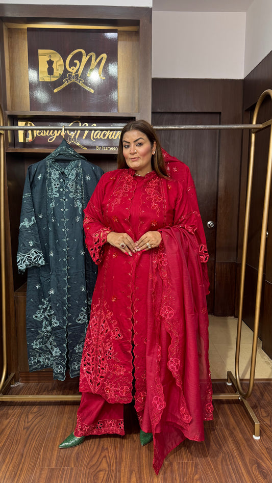 Yazira (Cotton 4 Piece Suit)