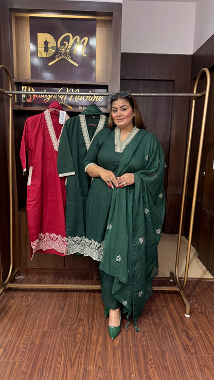 Tanisha (Malmal Cotton Suit)