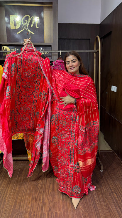 Ishita (Gajji Silk Unstitch Suit)