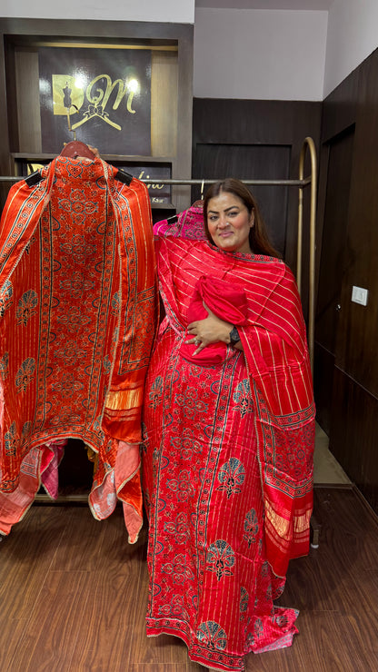 Ishita (Gajji Silk Unstitch Suit)