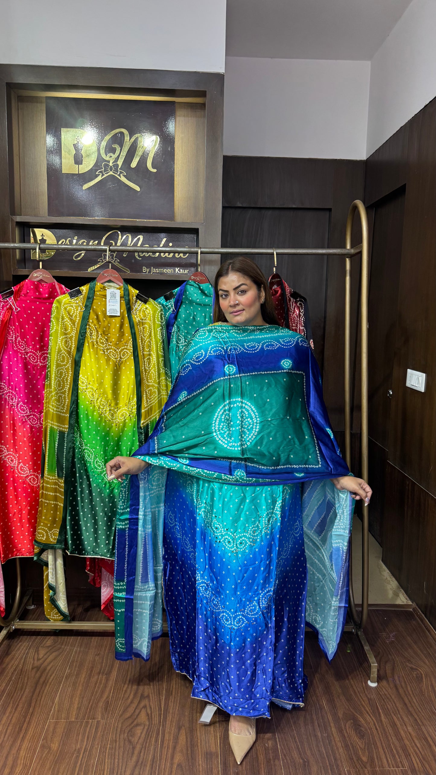 Asmi (Gajji Silk Unstitch Suit)