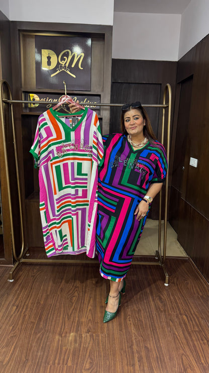 Zorielle (Imported Fabric Dress)