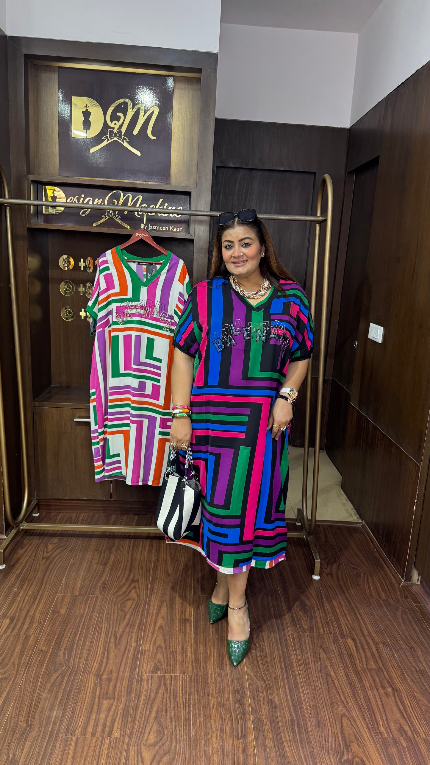 Zorielle (Imported Fabric Dress)