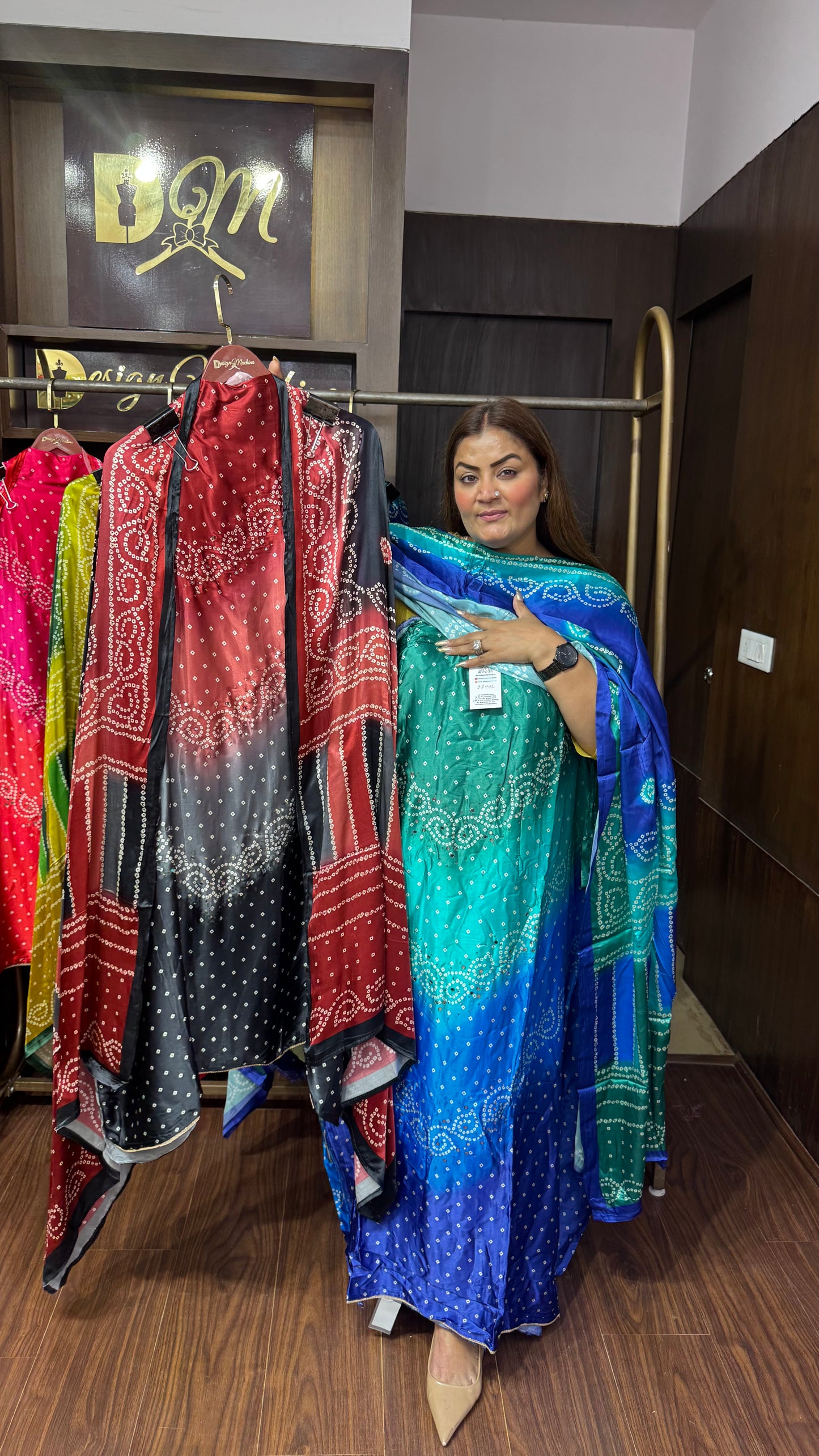 Asmi (Gajji Silk Unstitch Suit)