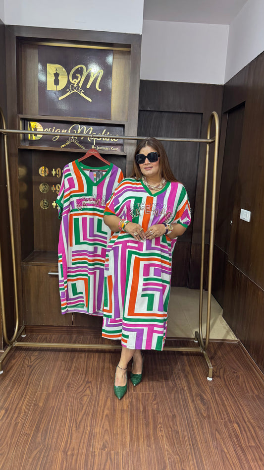 Zorielle (Imported Fabric Dress)
