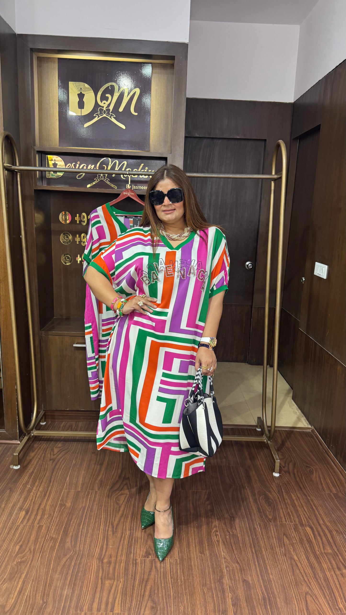 Zorielle (Imported Fabric Dress)