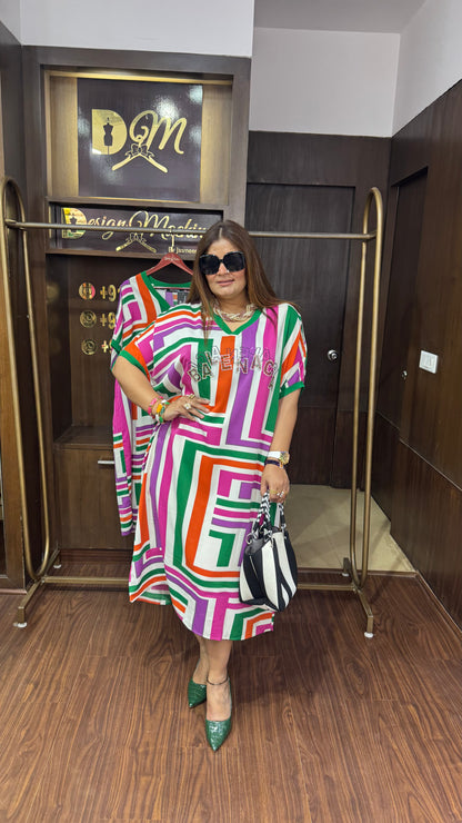 Zorielle (Imported Fabric Dress)