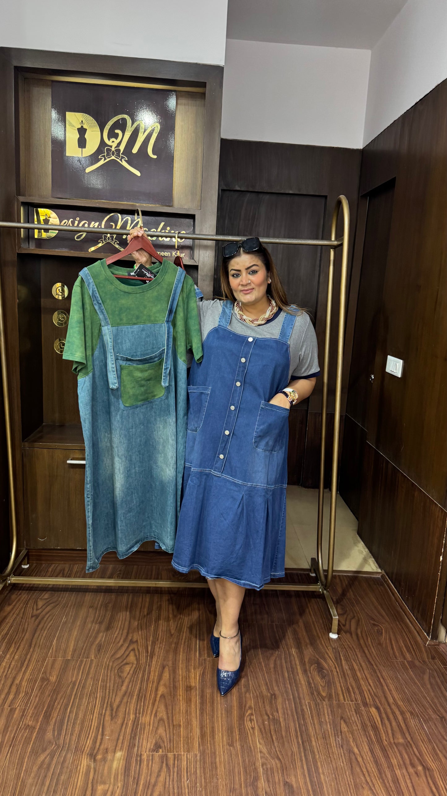 Vyshira (Imported Denim Dress)