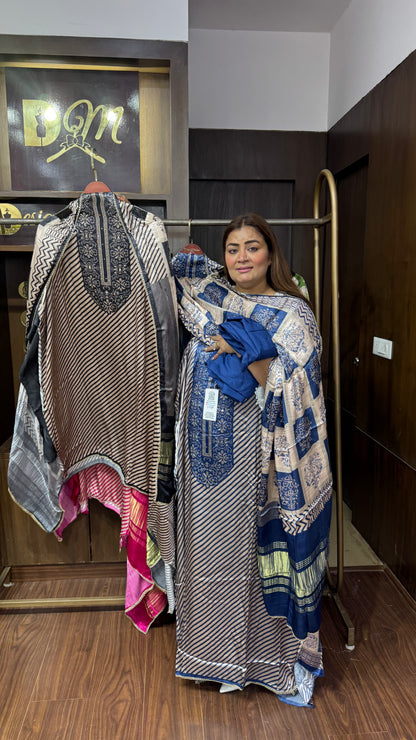 Inaya (Gajji Silk Unstitch Suit)