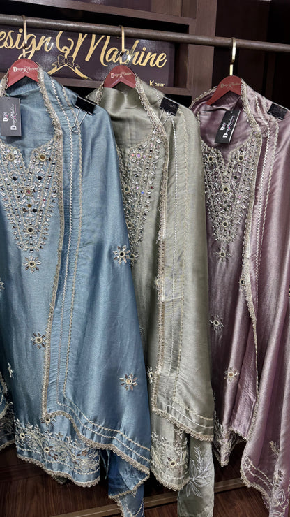 Asmi (Glass Tissue Unstitch Suit)