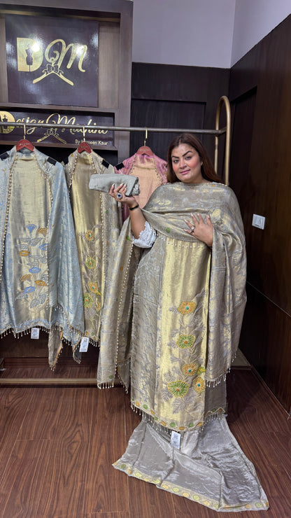 Ayesha (Pure Silk Fabric Unstitch Suit)