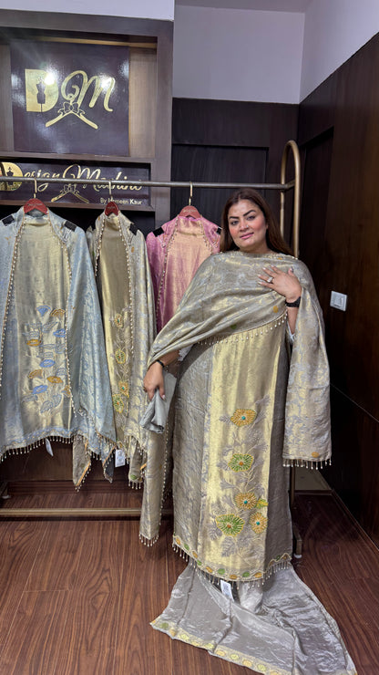 Ayesha (Pure Silk Fabric Unstitch Suit)