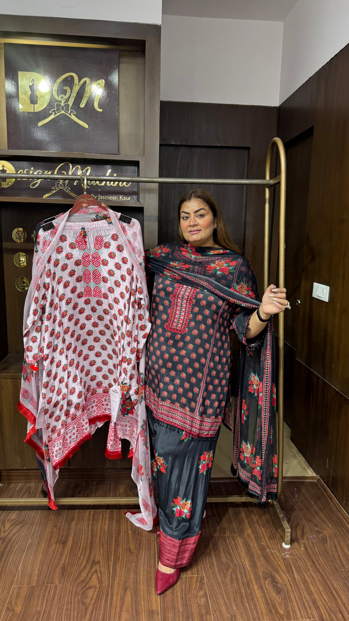Asmika  (Pure Crepe Suit)