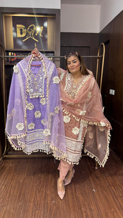 Zavira (Hakoba Chikan Fabric Suit)