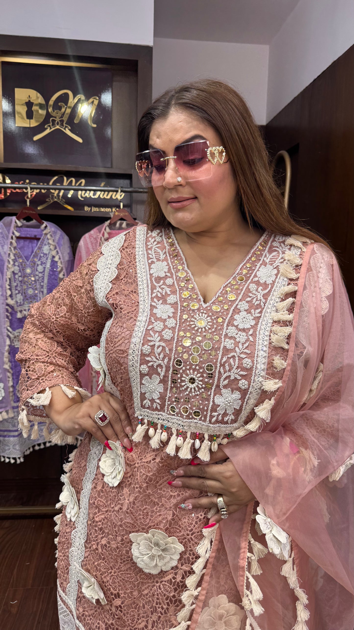 Zavira (Hakoba Chikan Fabric Suit)