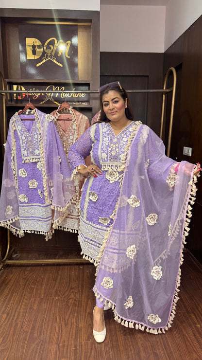 Zavira (Hakoba Chikan Fabric Suit)