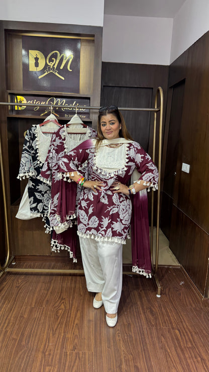 Rovenza (Rayon Cotton Suit)