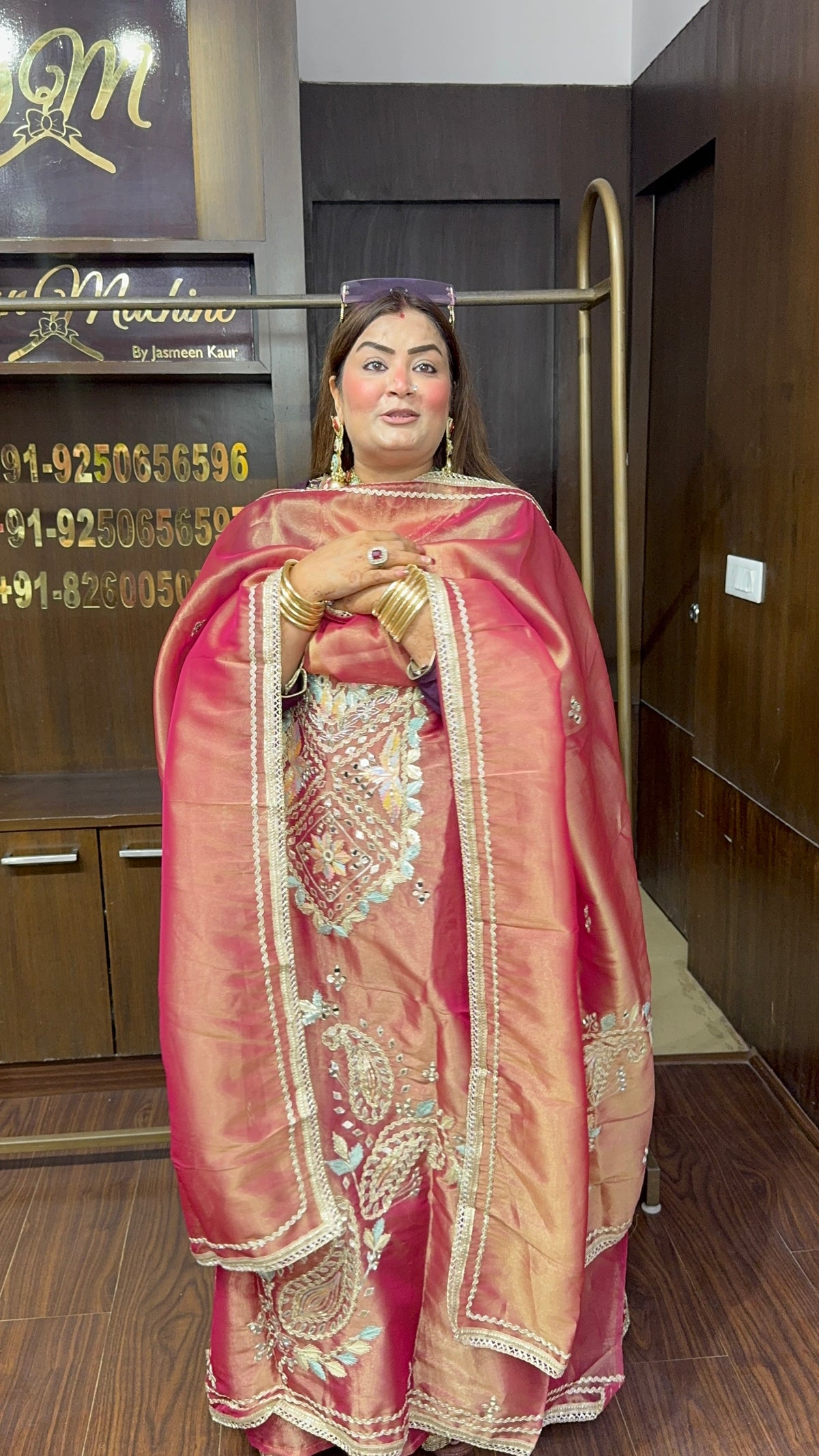 Inzaira Glass Tissue Unstitched Suit