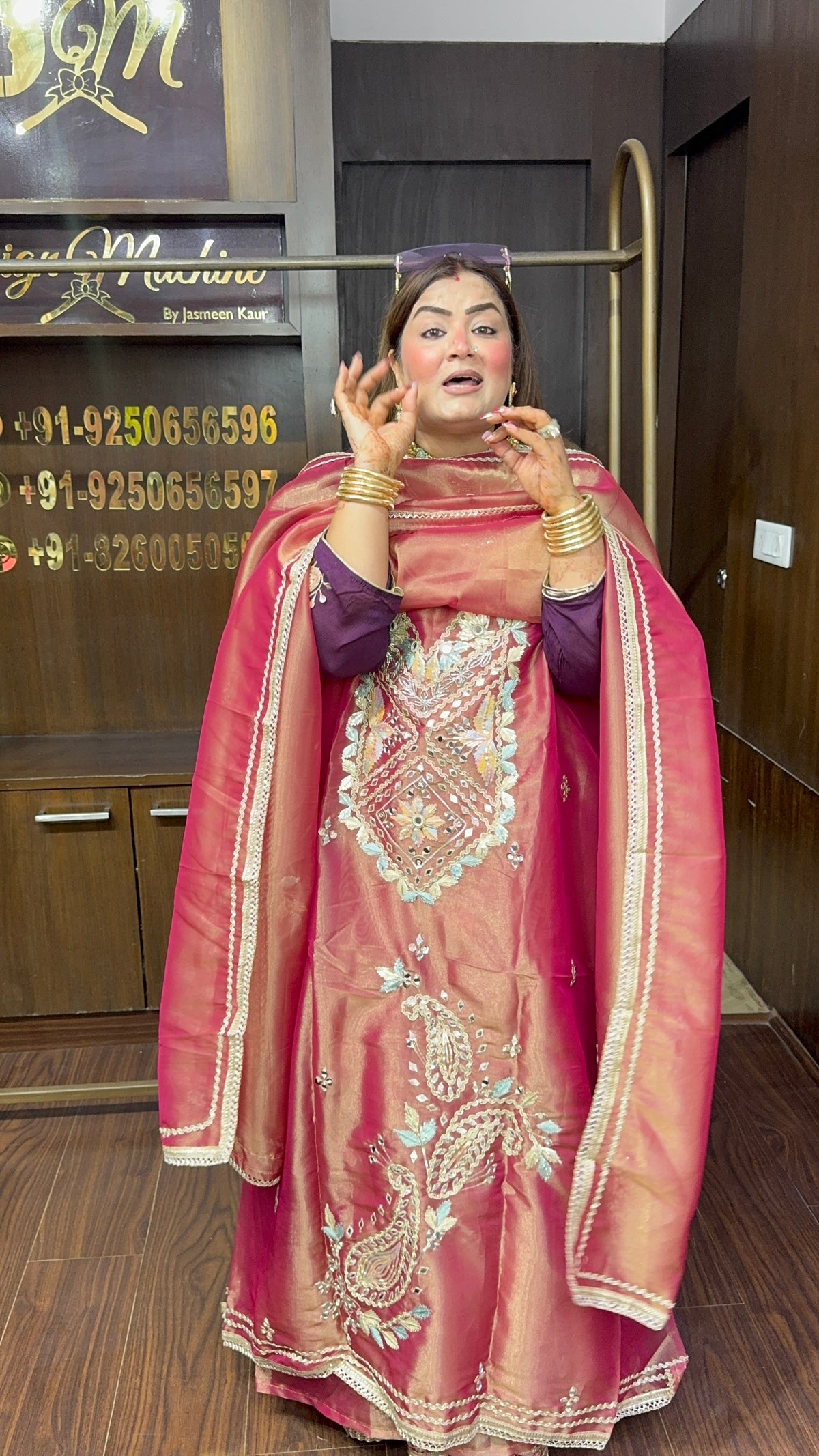 Inzaira Glass Tissue Unstitched Suit