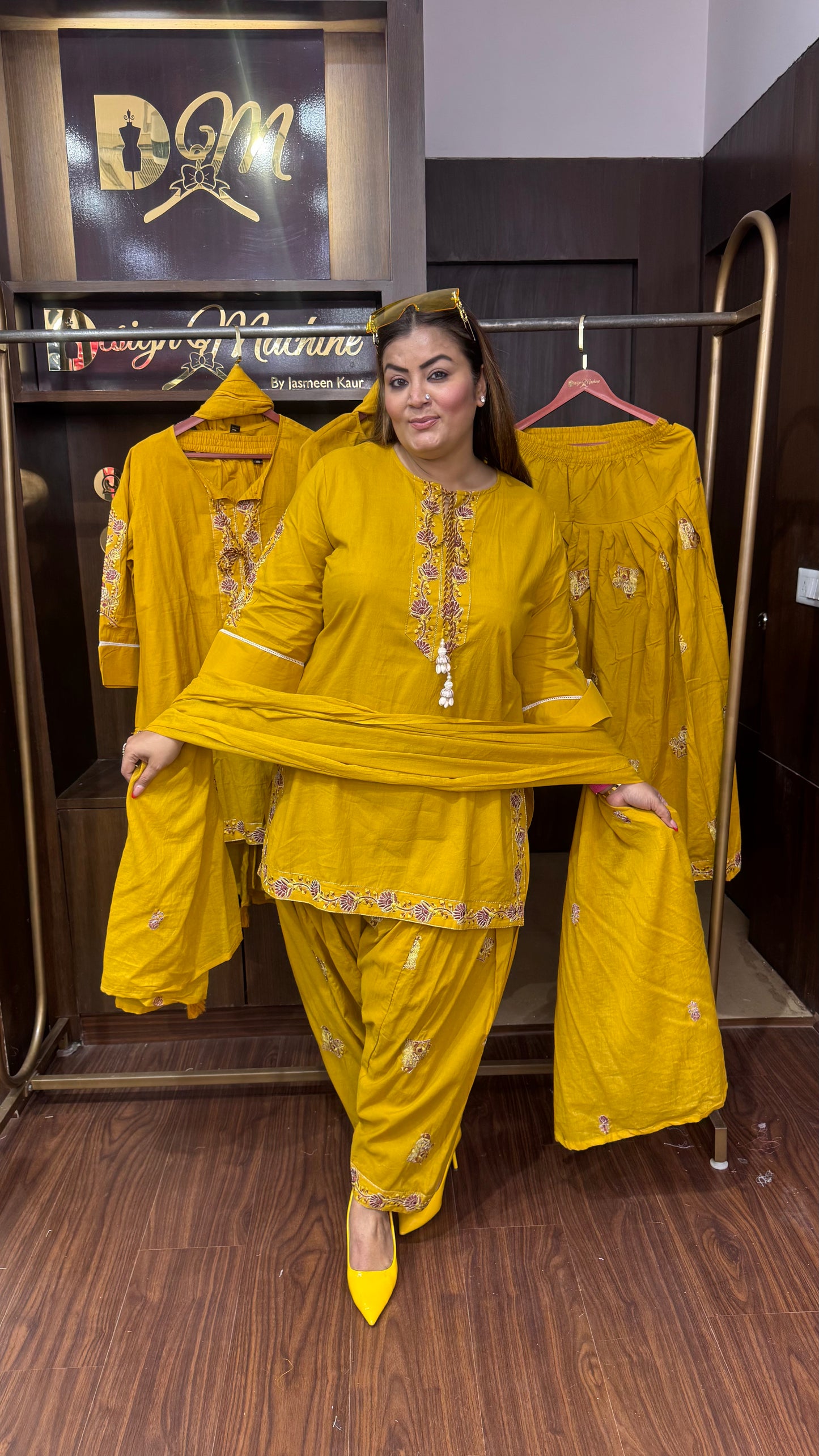 Miraya (Malmal Cotton Patiyala Salwar Suit)