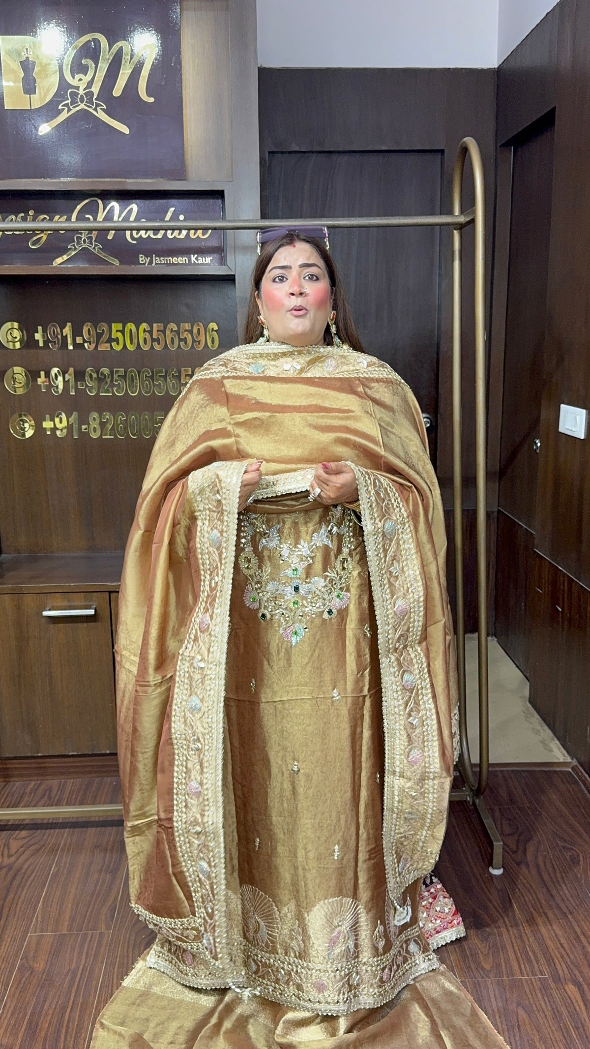 Orelisse Glass Tissue Unstitched Suit