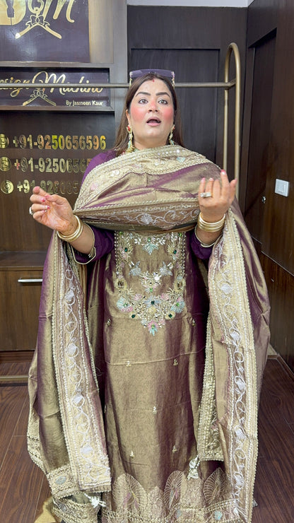 Orelisse Glass Tissue Unstitched Suit