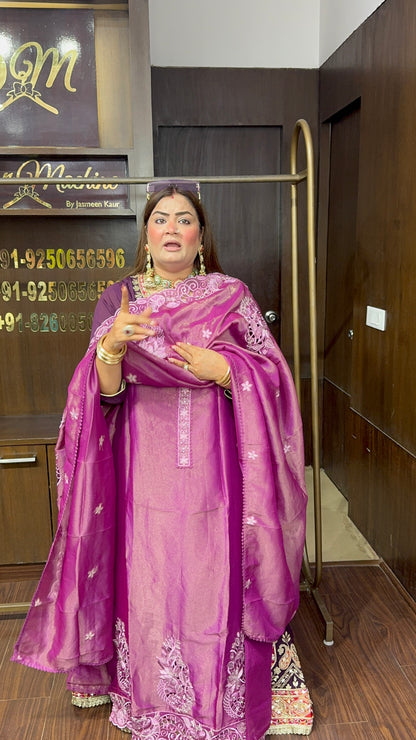 Virelisse Glass Tissue Unstitched Suit