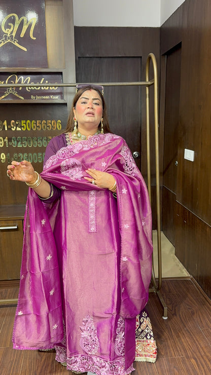 Virelisse Glass Tissue Unstitched Suit