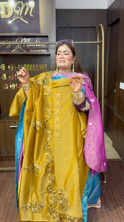 Virelisse Glass Tissue Unstitched Suit